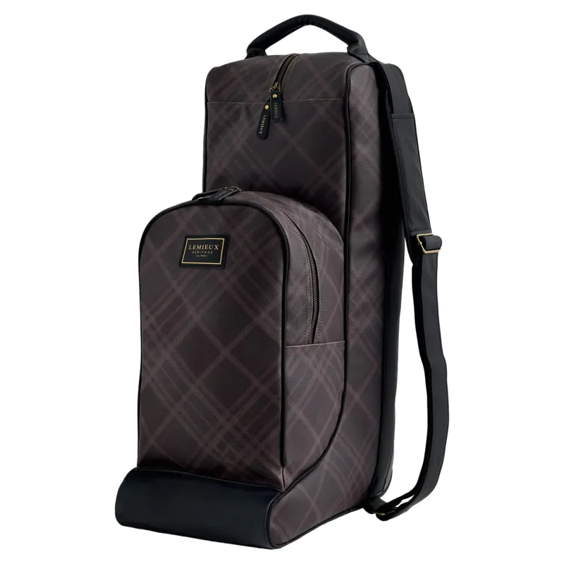 LeMieux Heritage Boot and Hat Bag - Cocoa