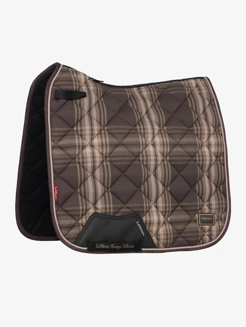 LeMieux Heritage Check Dressage Square - Cocoa