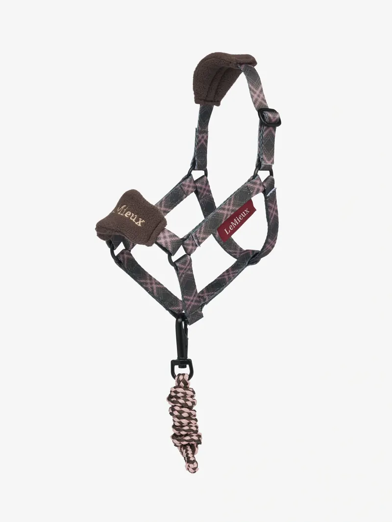 LeMieux Hobby Horse Heritage Vogue Headcollar and Leadrope - Cocoa