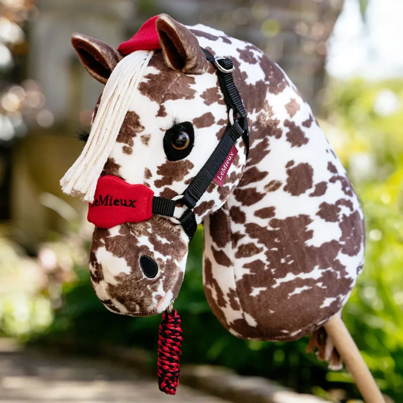 LeMieux Hobby Horse Vogue Headcollar and Leadrope - Chilli -1