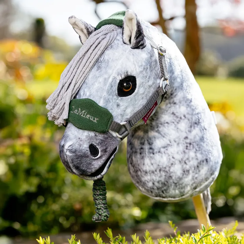 LeMieux Hobby Horse Vogue Headcollar and Leadrope - Hunter Green -1