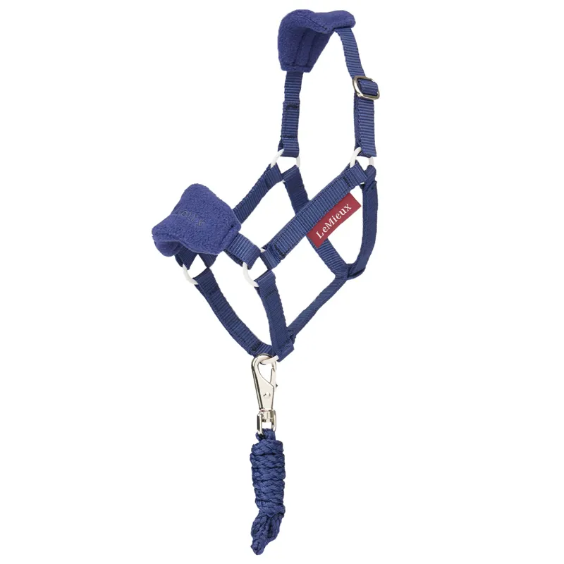 LeMieux Hobby Horse Vogue Headcollar and Leadrope - Ink Blue 