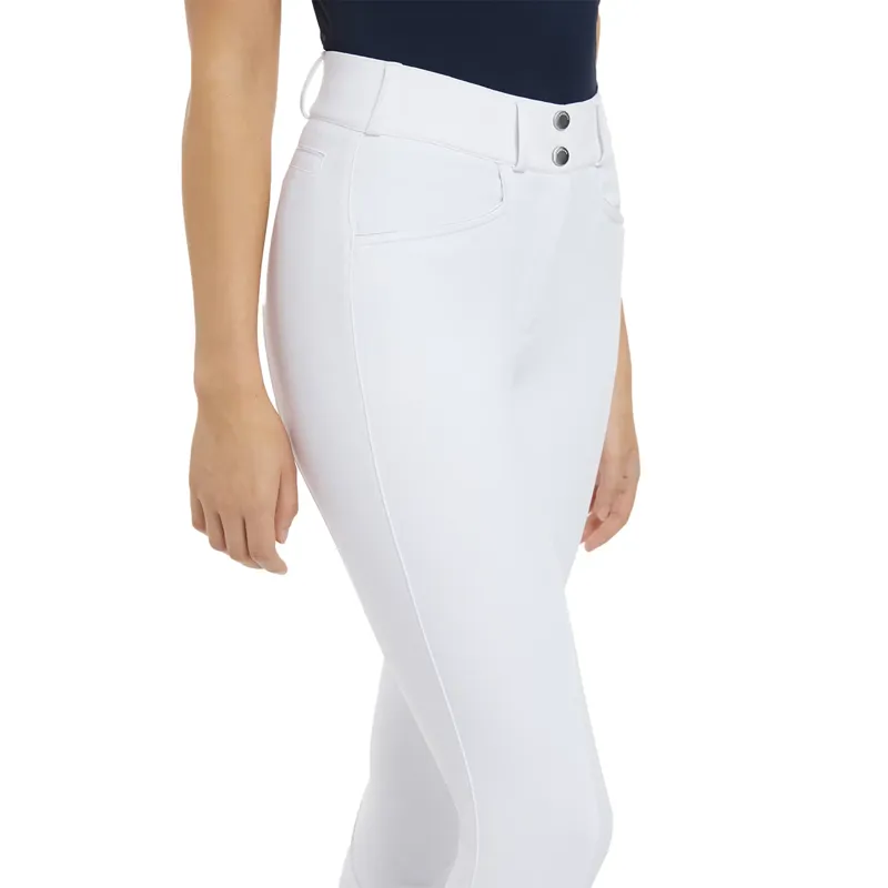 LeMieux Imogen Knee Grip Breeches - White-2