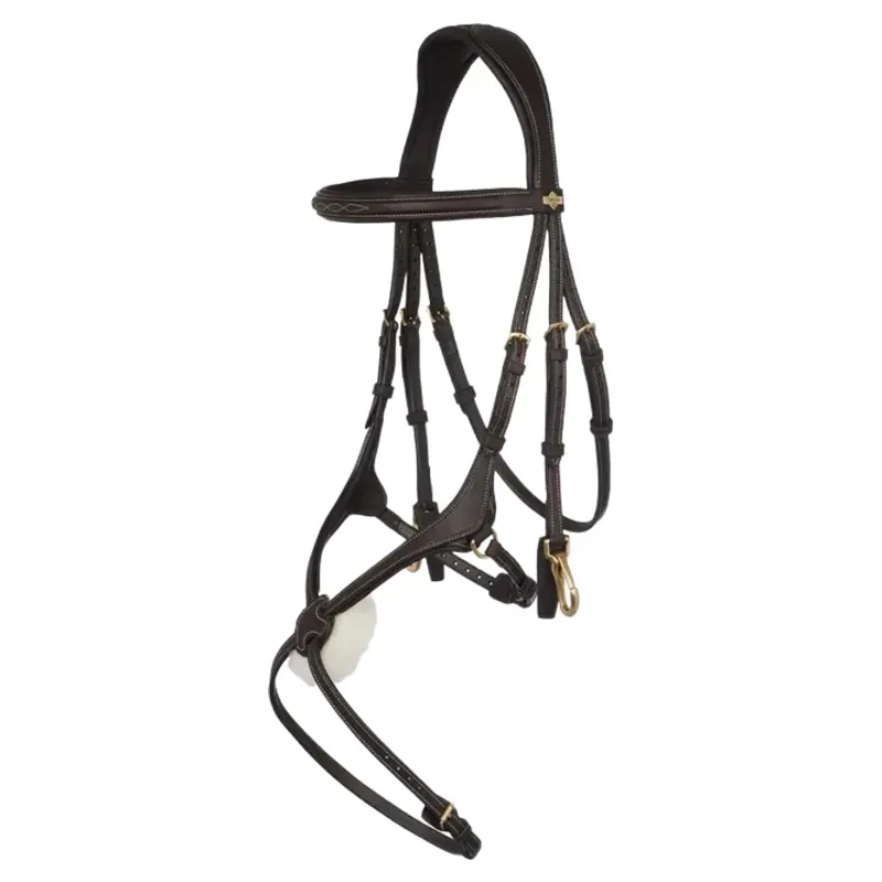 LeMieux Kudos Grackle Work Bridle - Brown