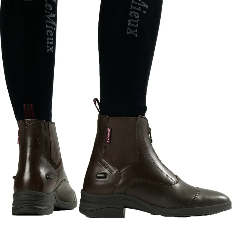 LeMieux Zip Paddock Boot - Brown-3
