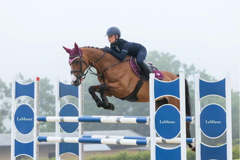 LeMieux Loire Classic Close Contact Square - Blackberry-4