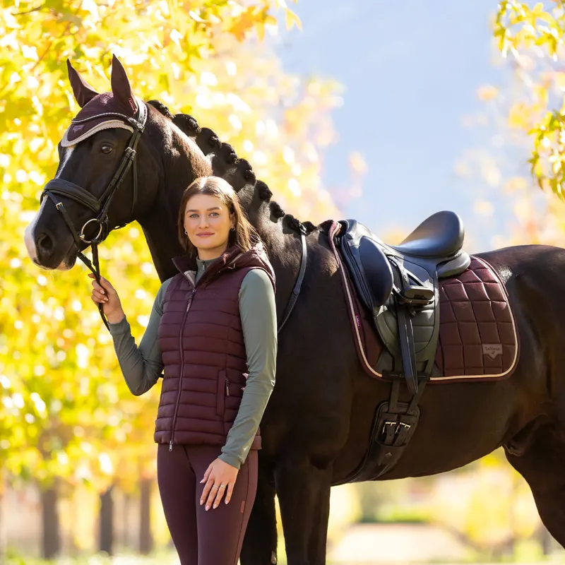 LeMieux Loire Classic Dressage Square - Damson-2