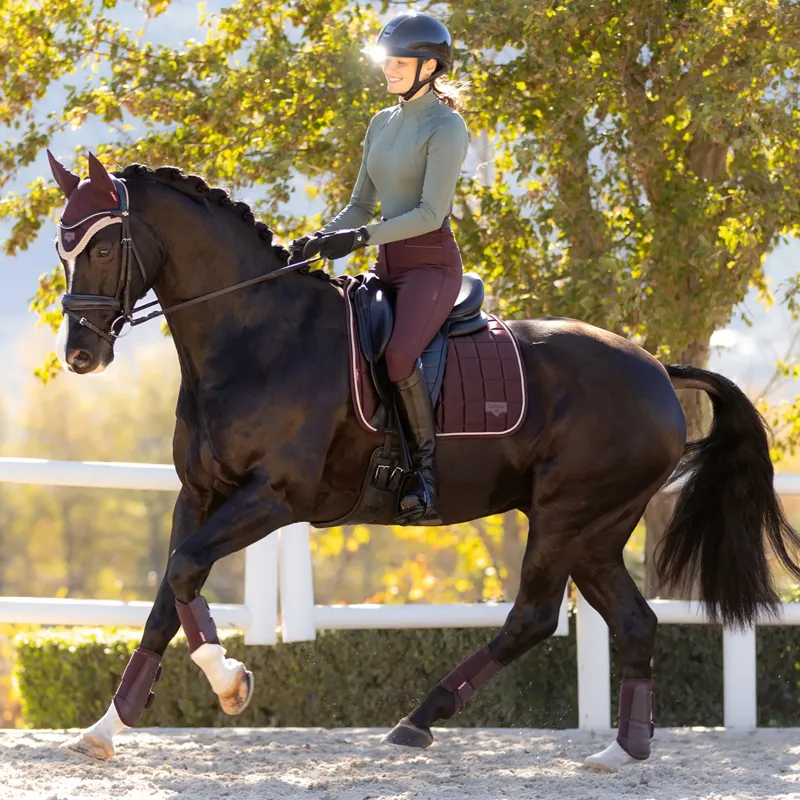 LeMieux Loire Classic Dressage Square - Damson-1