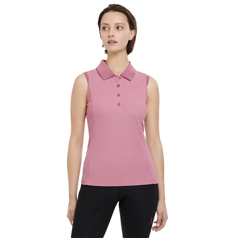LeMieux Marissa Sleeveless Polo - Peony-1
