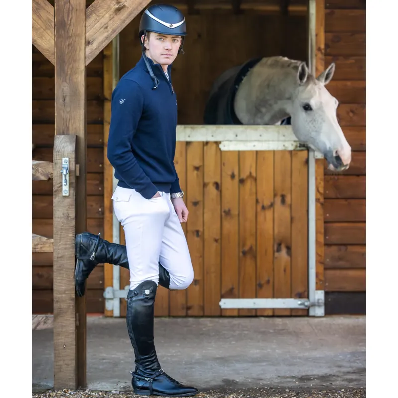 LeMieux Mens Breeches - White-2