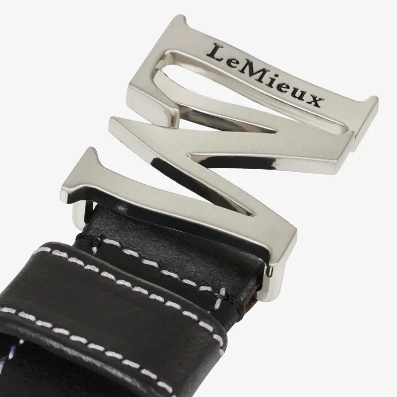LeMieux Monogram Belt - Black-2