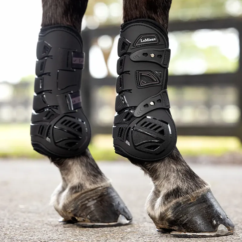 LeMieux Motion Cool Tendon Boot - Black-3