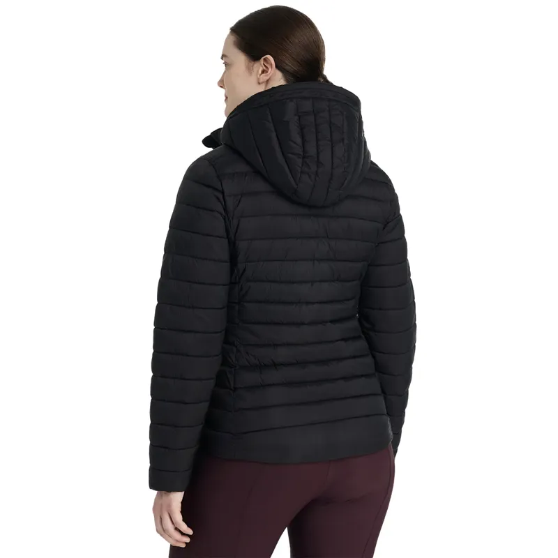 LeMieux Rose Hooded Puffer Jacket - Black-1