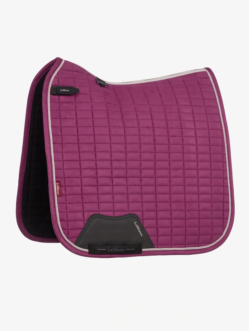 LeMieux Suede Dressage Square - Blackberry