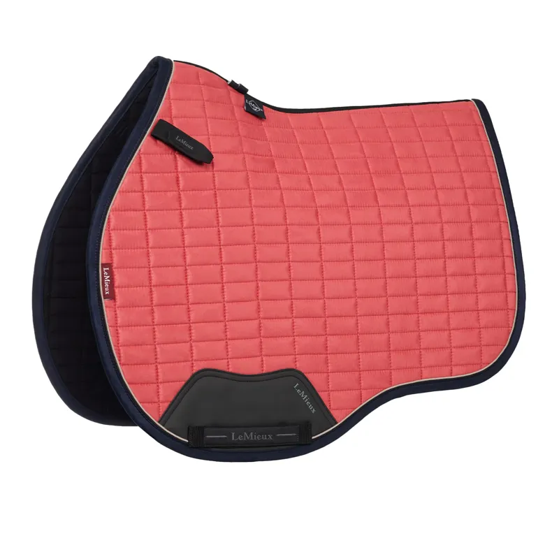 LeMieux Suede GP Square Saddle Pad - Cranberry