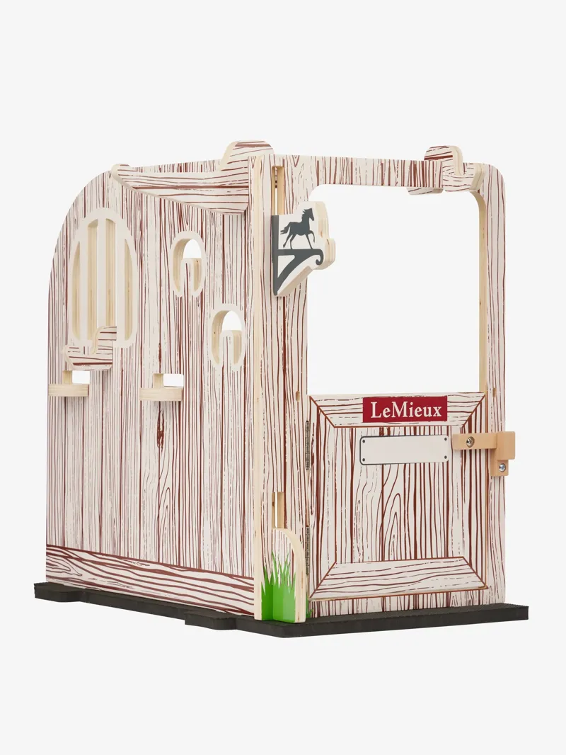 Lemieux Toy Pony Stable Set Wooden