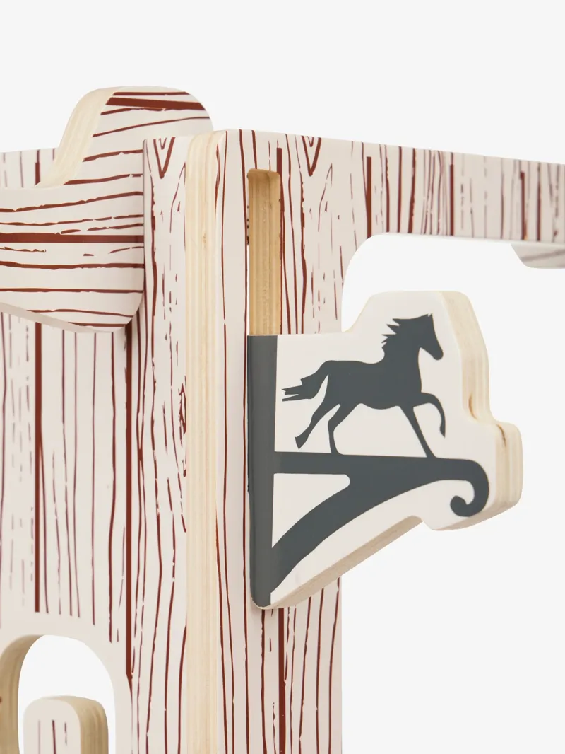 Lemieux Toy Pony Stable Set Wooden-4