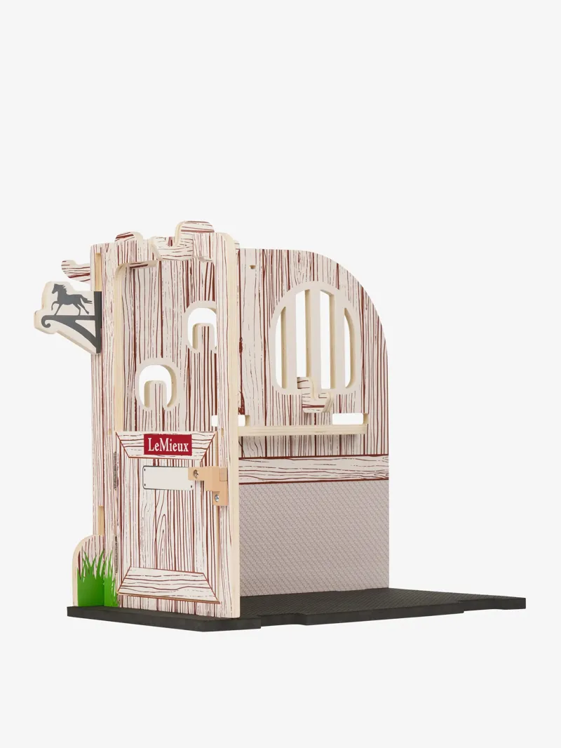 Lemieux Toy Pony Stable Set Wooden-7
