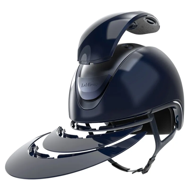 LeMieux Verv Competition Helmet Gloss - Navy-1