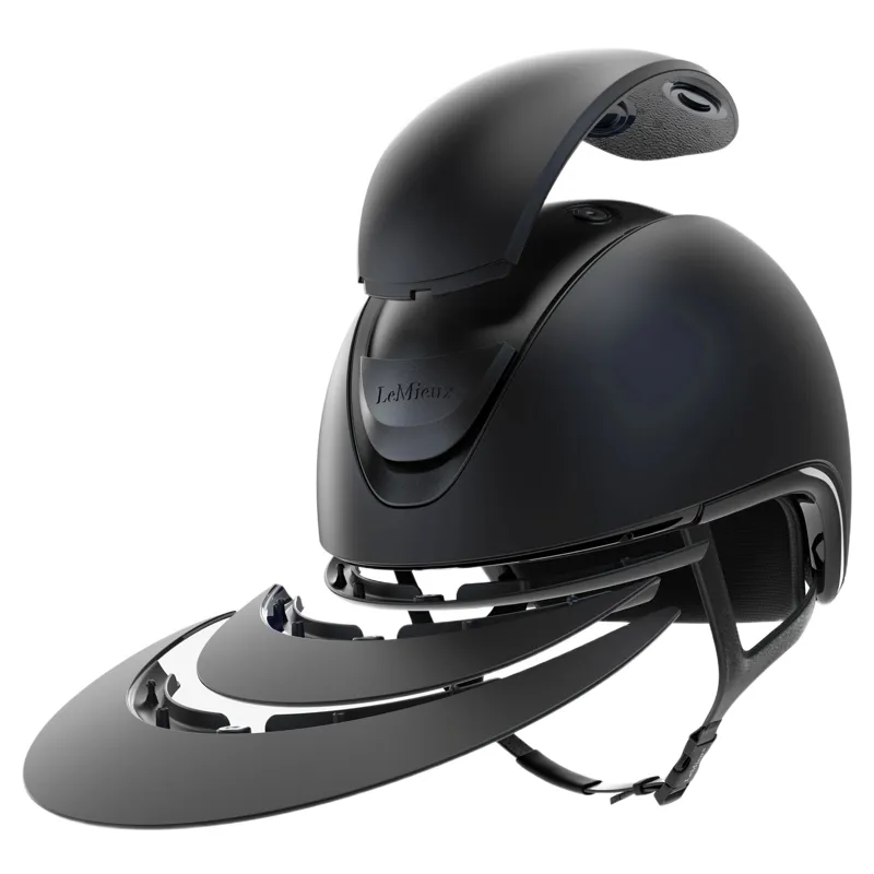 LeMieux Verv Competition Helmet - Matte Black-2