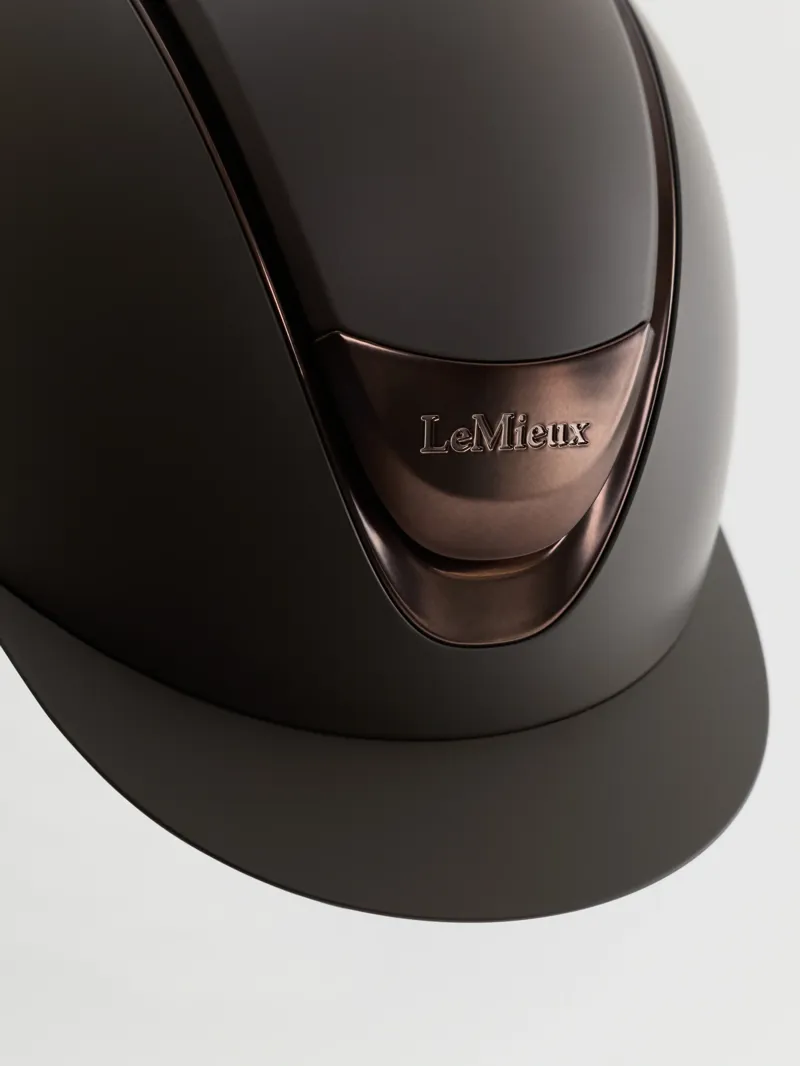 LeMieux Verv Competition Helmet Matte - Brown-2