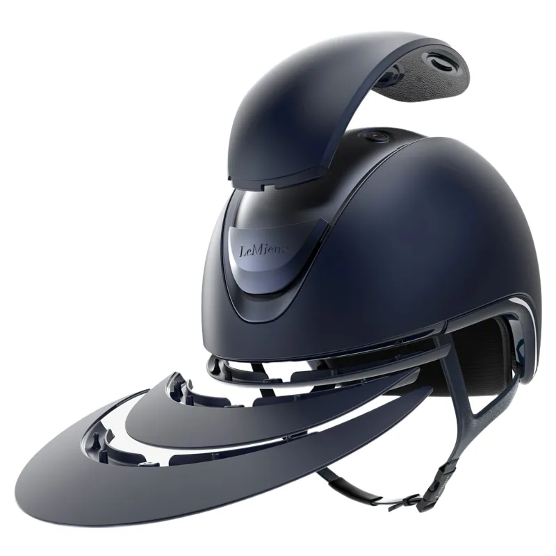 LeMieux Verv Competition Helmet Matte - Navy-2