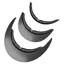 LeMieux Verv Competition Peak Set Gloss - Black