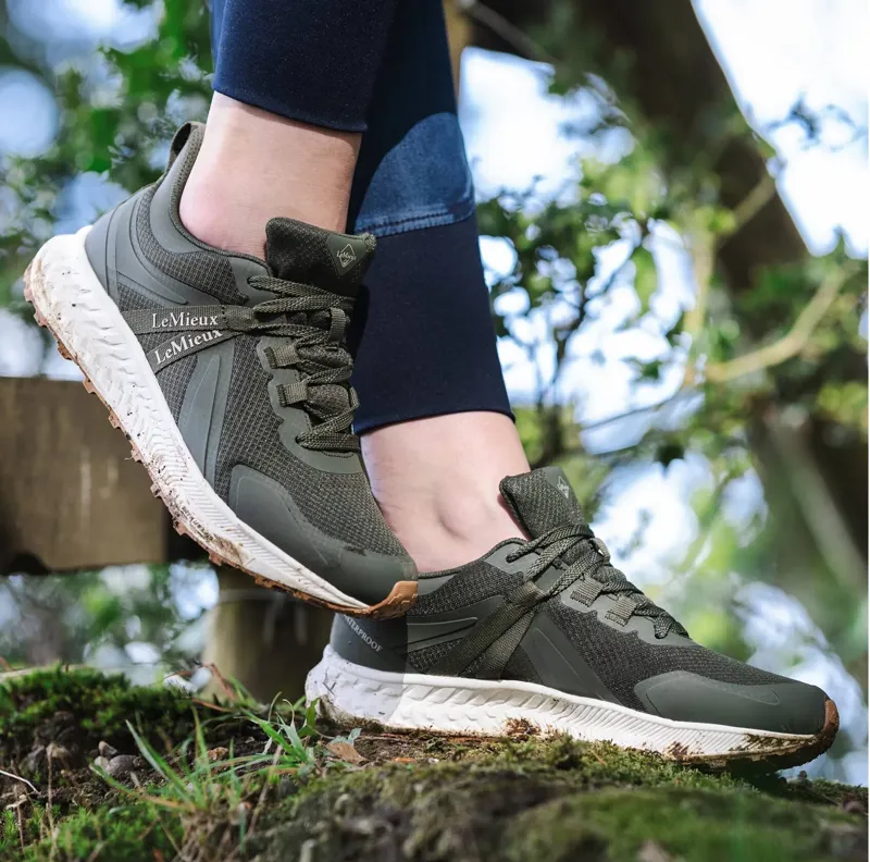 LeMieux Trax Waterproof Trainer - Khaki-3