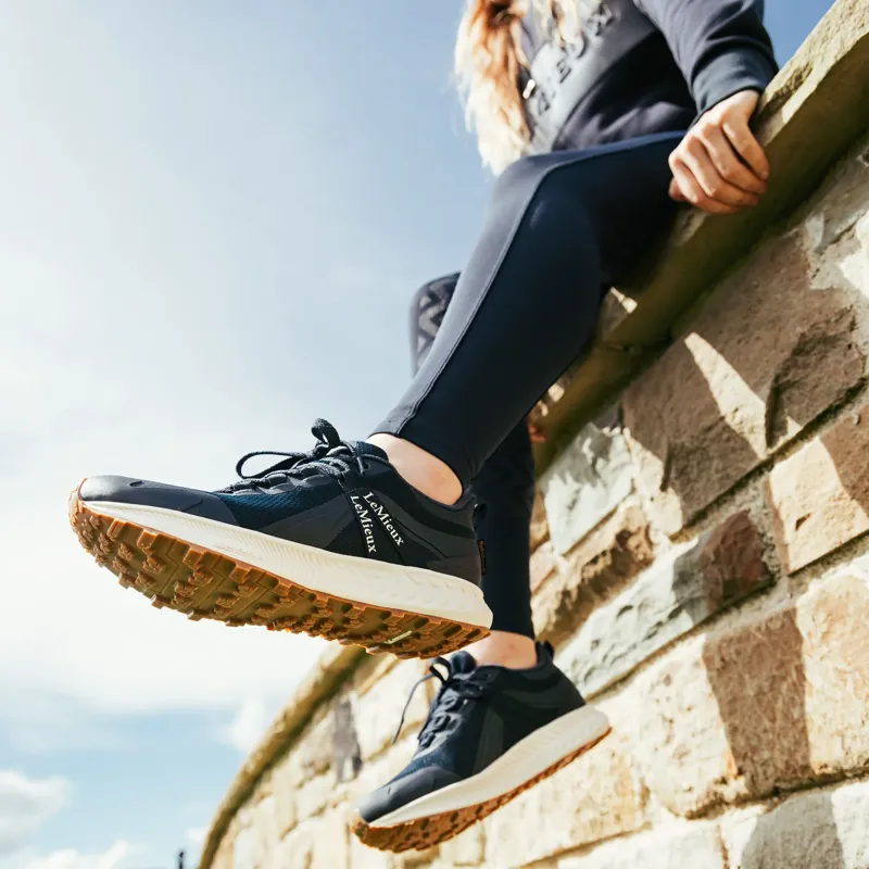 LeMieux Trax Waterproof Trainer - Navy-2