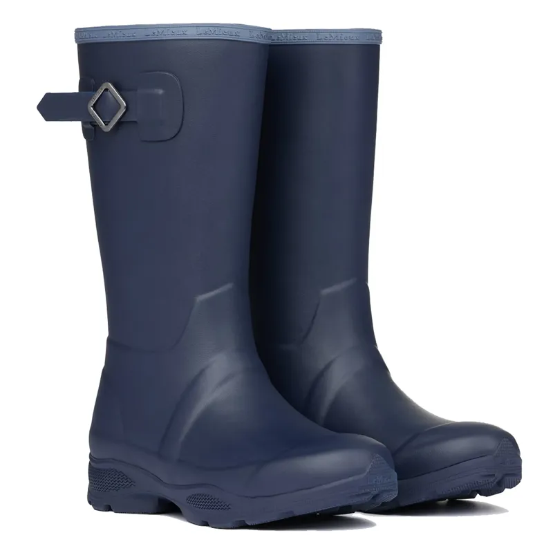 LeMieux Young Rider Ultra Stride Neoprene Lined Wellies - Navy