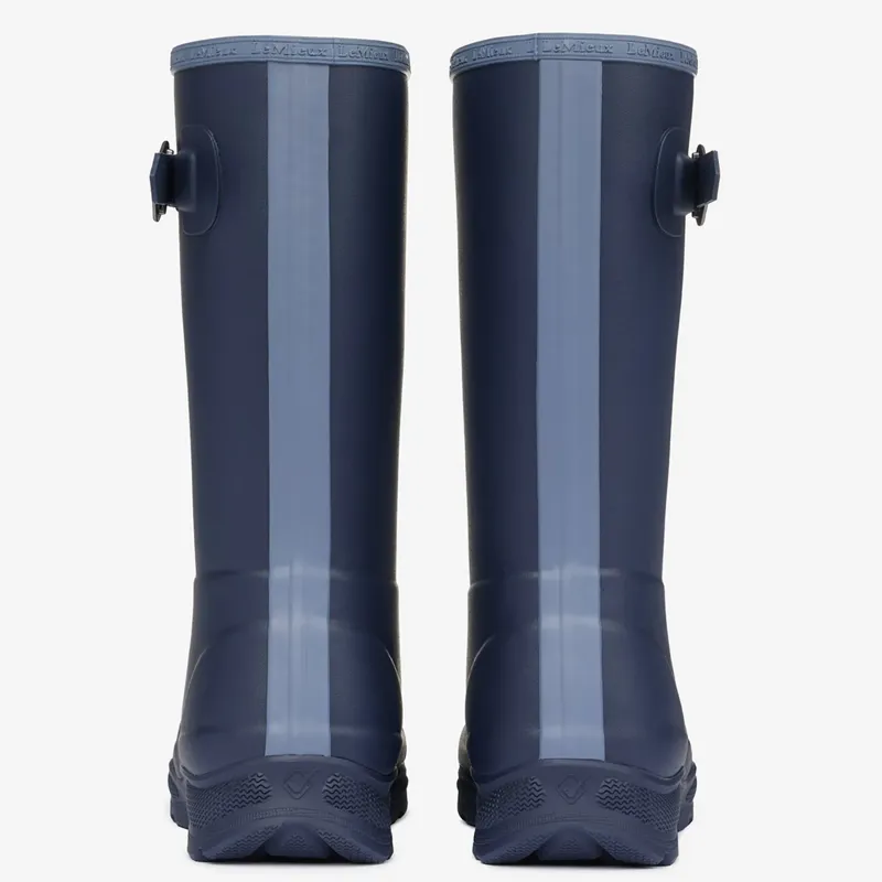 LeMieux Young Rider Ultra Stride Neoprene Lined Wellies - Navy-2