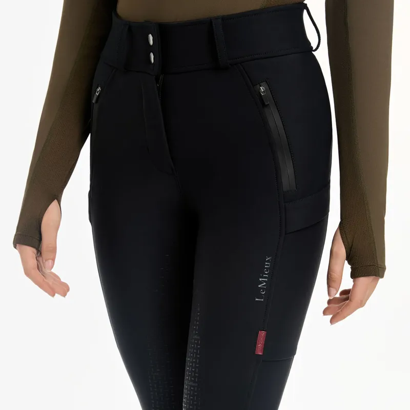 LeMieux Drytex Waterproof Breeches Full Seat - Black-1