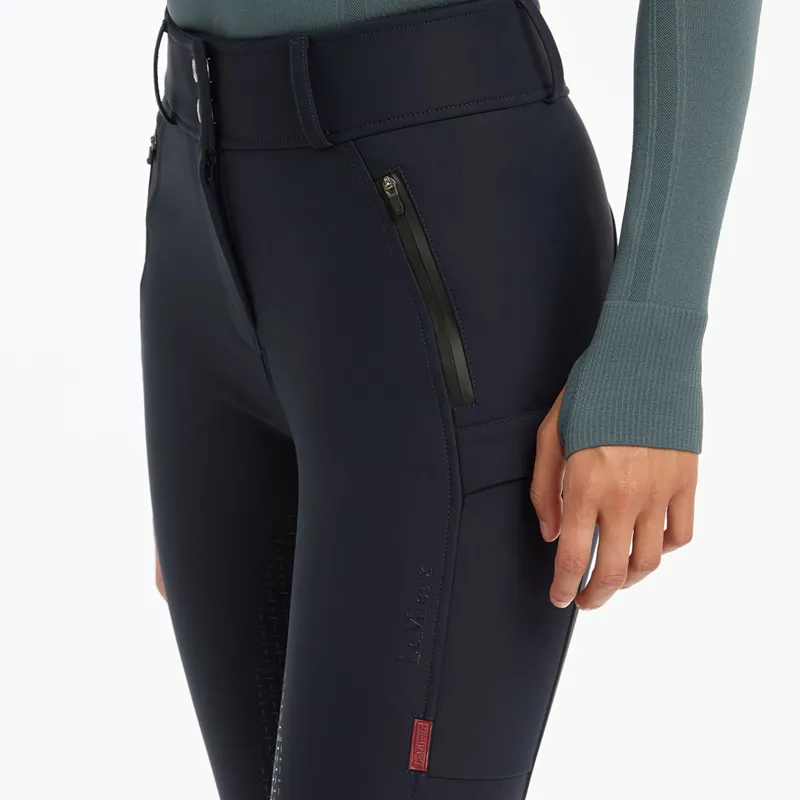 LeMieux Drytex Waterproof Breeches Full Seat - Navy-3
