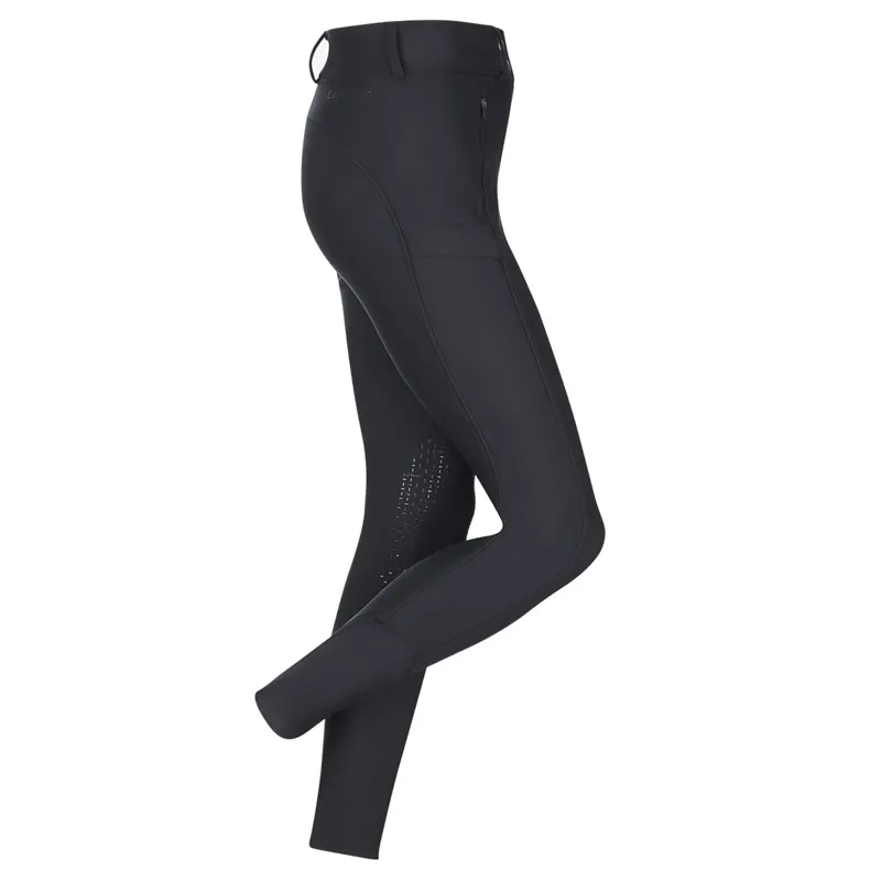 LeMieux Drytex Waterproof Breeches Knee Grip - Black-1