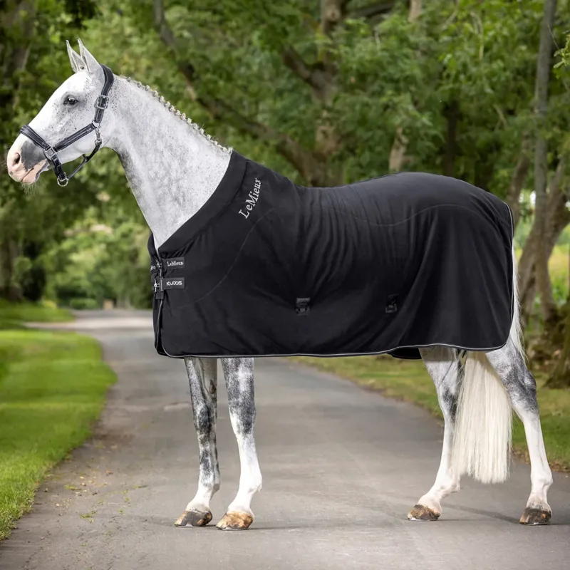 LeMieux Kudos Fleece Cooler Rug - Black