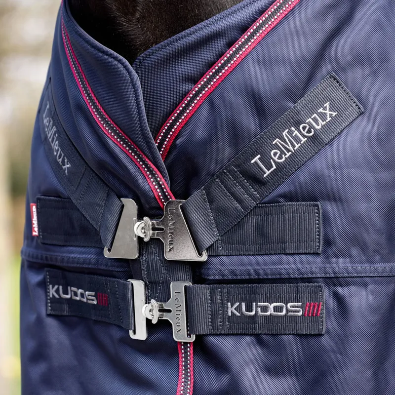 LeMieux Kudos Thermo Layer Turnout Rug 300g - Navy-2