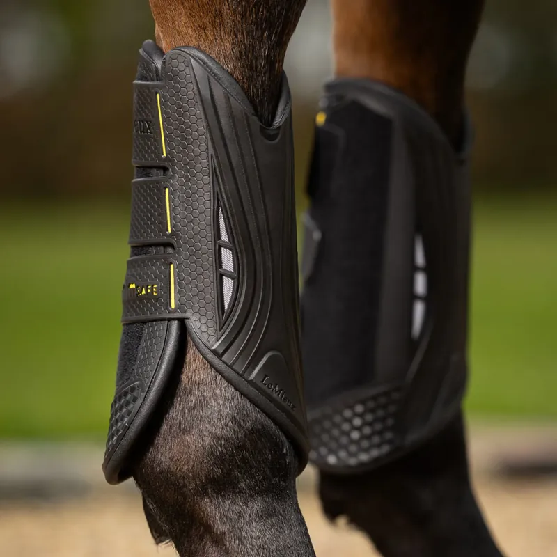 LeMieux MIMsafe XC Boot Front - Black-3