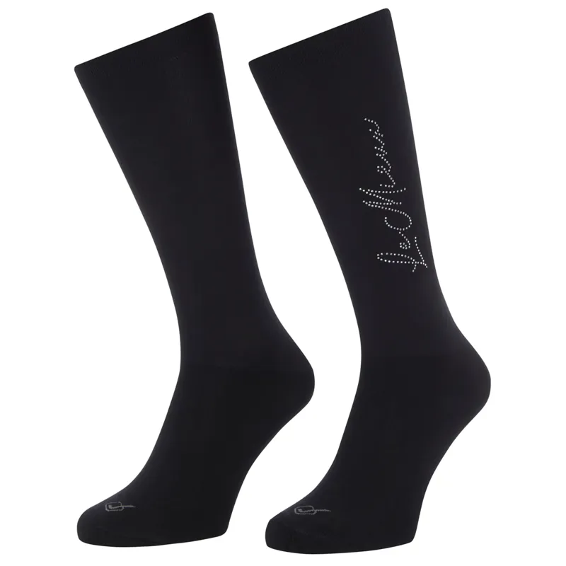 LeMieux Sparkle Competition Sock - Black
