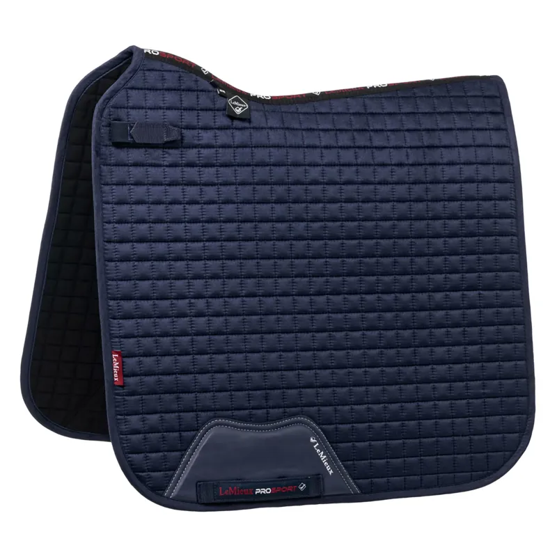 LeMieux Suede Dressage Square - Navy