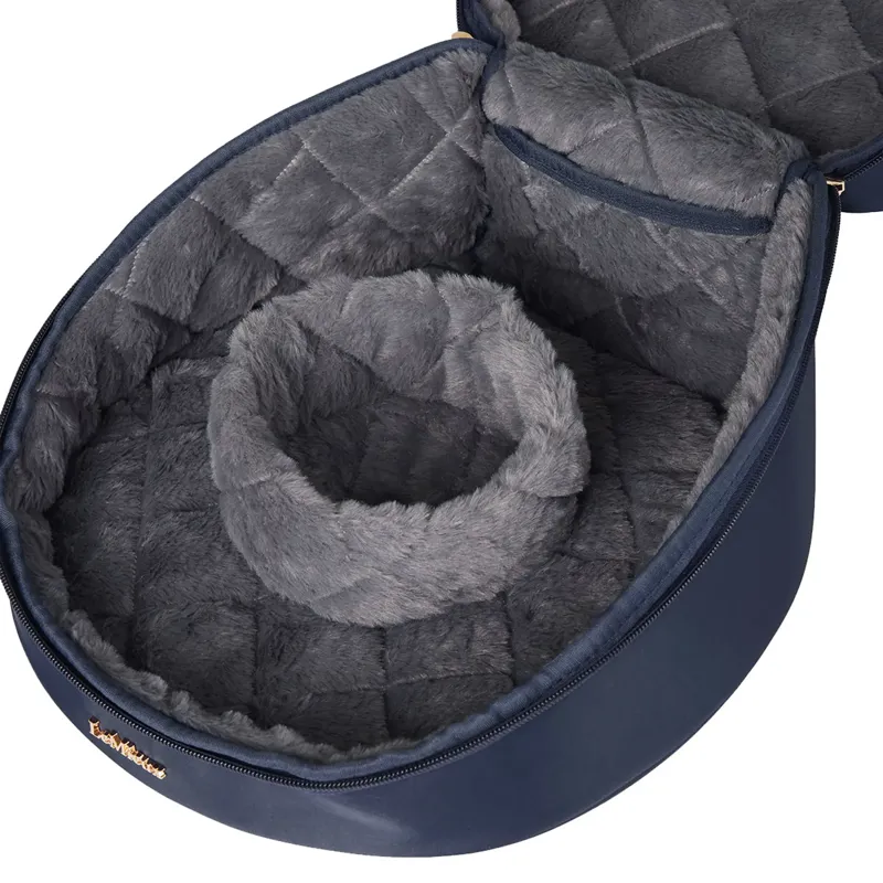 LeMieux Luxe Hat Box - Navy-1