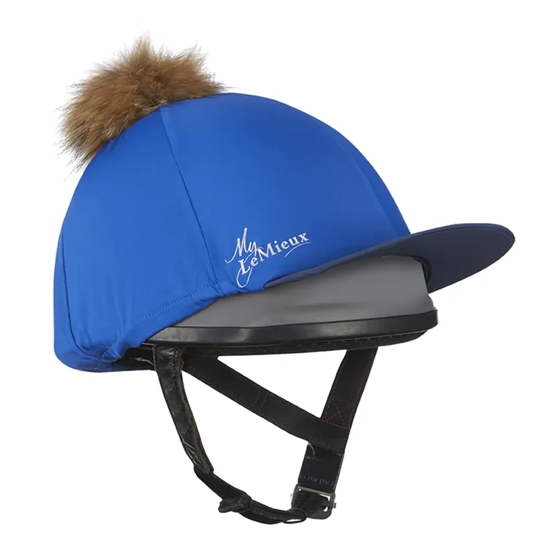 LeMieux Pom Hat Silk - Benetton Blue