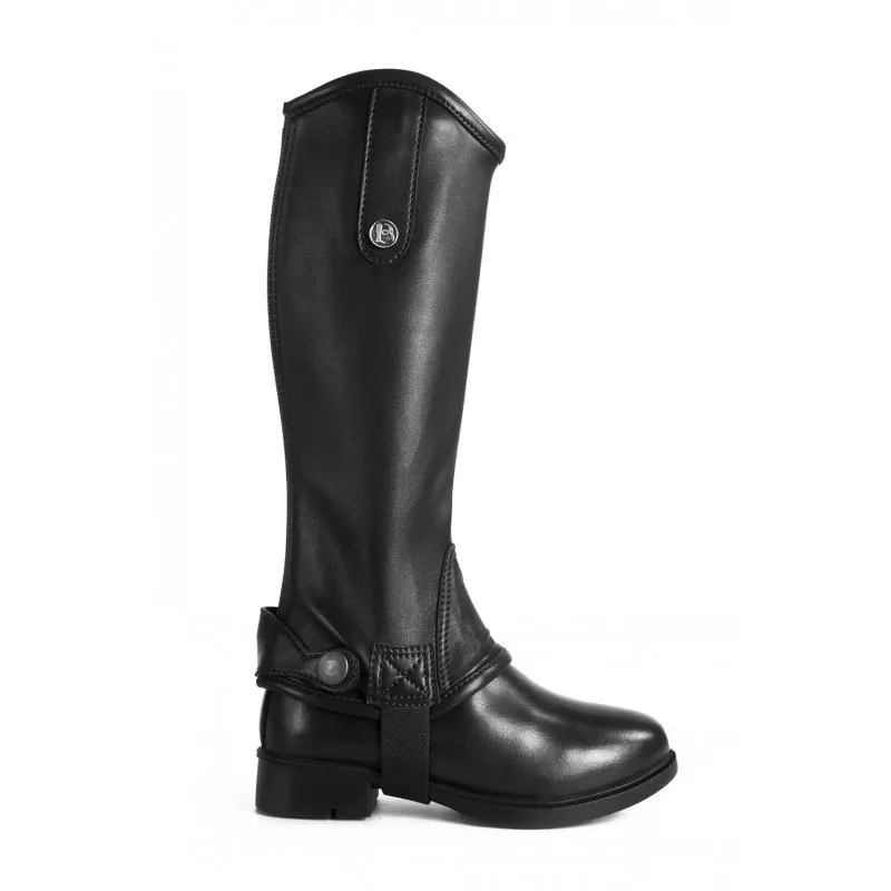 Brogini LG030 Treviso Piccino Easy-Care Childrens Gaiters - Black-1