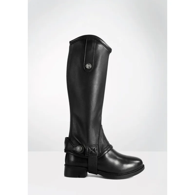 Brogini LG030 Treviso Piccino Easy-Care Childrens Gaiters - Black-2
