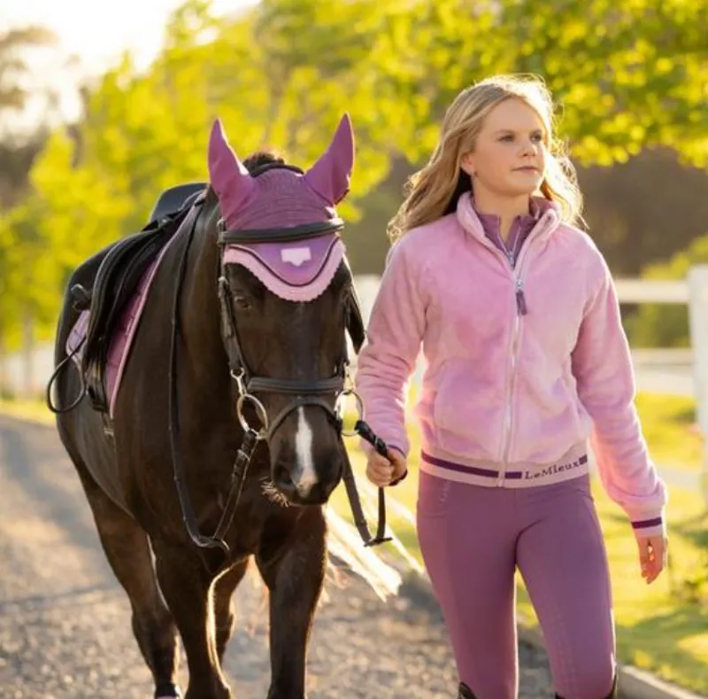 LeMieux Young Rider Libby Fleece - Fondant-3