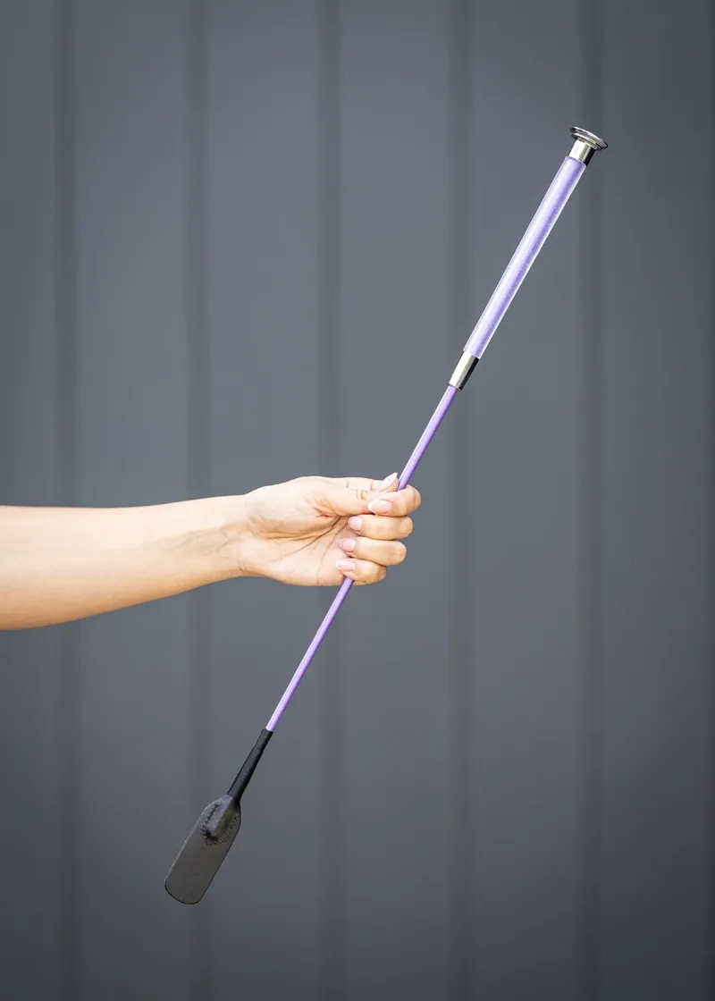 Woof Wear Gel Fusion Riding Whip - Lilac 60cm-1