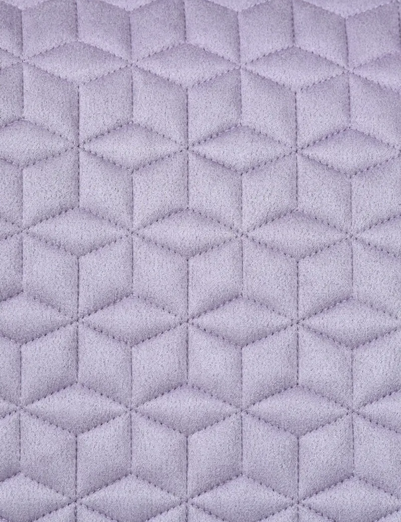 WeatherBeeta Suede Elite Air-Tec All Purpose Saddle Pad - Soft Lilac-2