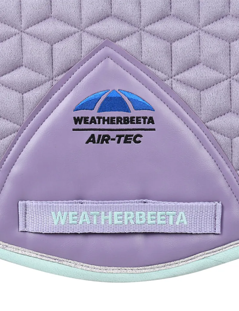 WeatherBeeta Suede Elite Air-Tec All Purpose Saddle Pad - Soft Lilac-3
