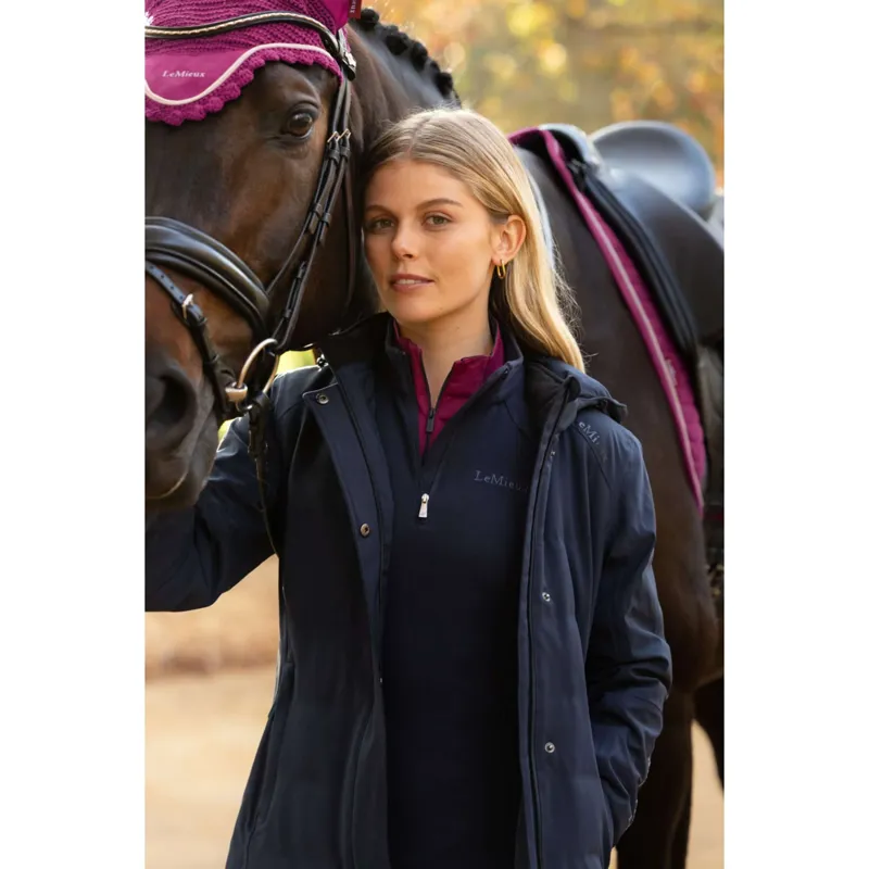 LeMieux Erin Waterproof Padded Coat - Navy-11