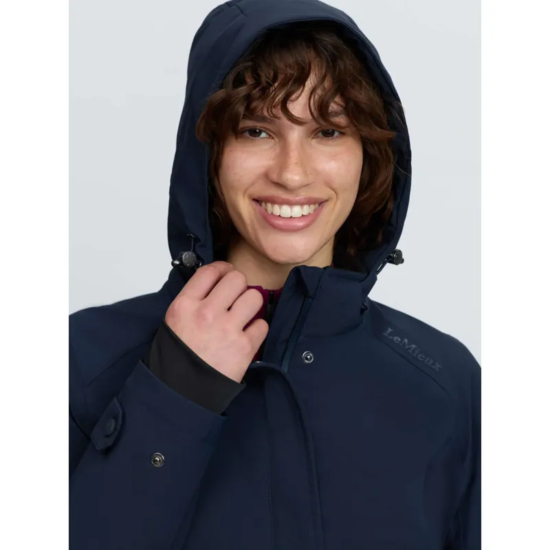 LeMieux Erin Waterproof Padded Coat - Navy-4