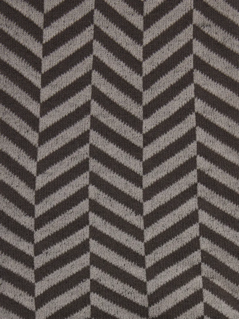 Lemieux Heritage Footsie Socks Herringbone - Cocoa-3